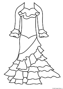 Spain Flamenco Dress